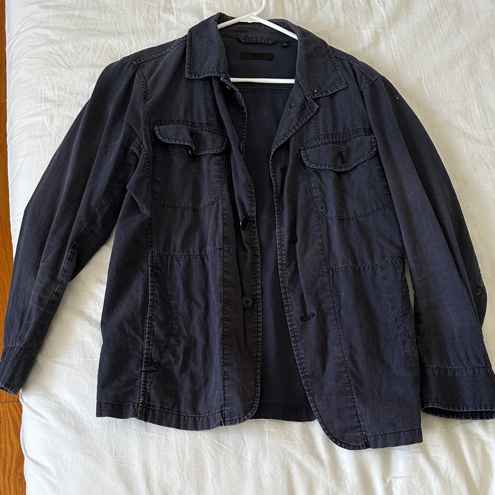Uniqlo Black Lightweight Shirt Jacket
